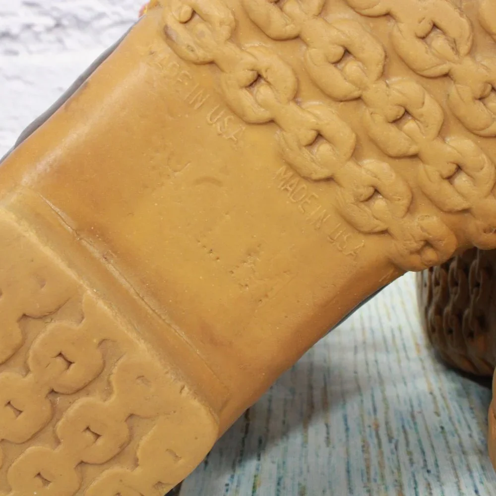 Vintage LL Bean 8" Brown Leather Unlined Duck Boots Size 9 M - Picture 9 of 9